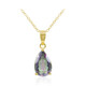 Collana in argento con Quarzo Mistico Verde