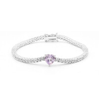 Bracciale in argento con Ametista Boliviana