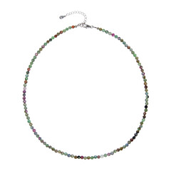 Collana in argento con Rubino Fuchsite