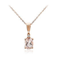 Collana in oro con Morganite AAA (CIRARI)