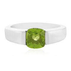 Anello in argento con Peridoto