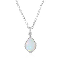 Collana in argento con Opale di Welo