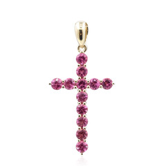 Ciondolo in oro con Rubellite