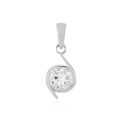 Ciondolo in argento con Quarzo Bianco