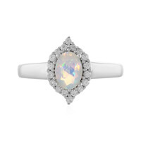Anello in argento con Opale di Welo