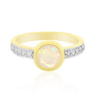 Anello in argento con Opale di Welo