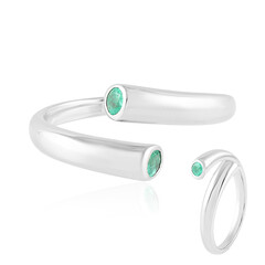 Anello in argento con Smeraldo Colombiano