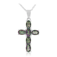 Collana in argento con Quarzo Mistico