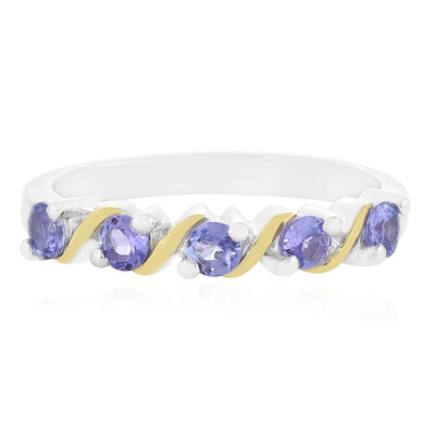 Anello in argento con Tanzanite