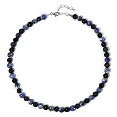 Collana in argento con Onice Nero