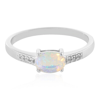 Anello in argento con Opale di Welo