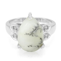 Anello in argento con Agata Dendritica
