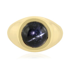 Anello in argento con Diopside Stellato d'India