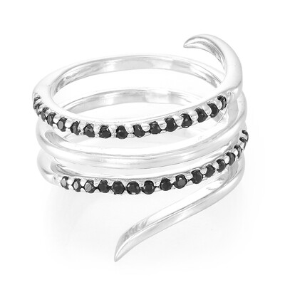 Anello in argento con Spinello Nero