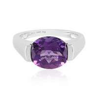 Anello in argento con Ametista Siberiana