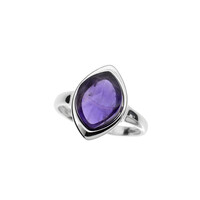 Anello in argento con Ametista