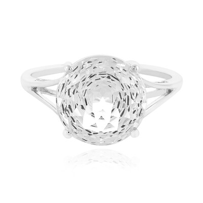 Anello in oro con Topazio Bianco Reale (PHANTASIA)