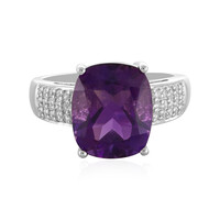 Anello in argento con Ametista Siberiana