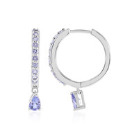 Orecchini in argento con Tanzanite