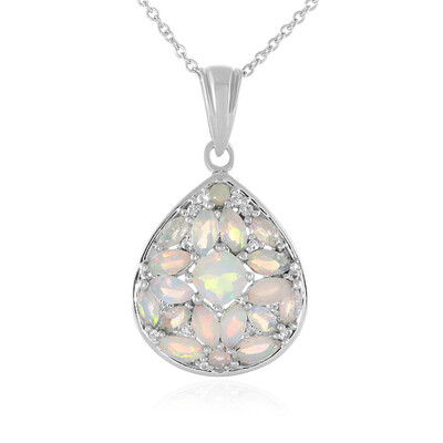 Collana in argento con Opale di Welo