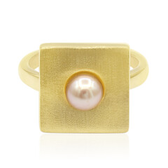 Anello in argento con Perla di Acqua Dolce