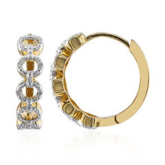 Orecchini in argento con Diamante I3 (I)