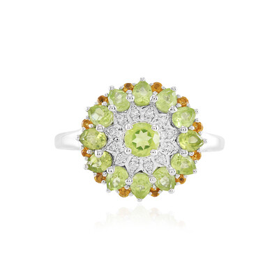 Anello in argento con Peridoto