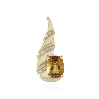 Ciondolo in oro con Scapolite (de Melo)