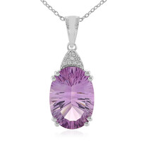 Collana in argento con Ametista Rose de France