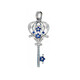 Ciondolo in oro con Zaffiro Blu (Dallas Prince Designs)