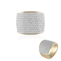Anello in oro con Diamante SI2 (H) (de Melo)