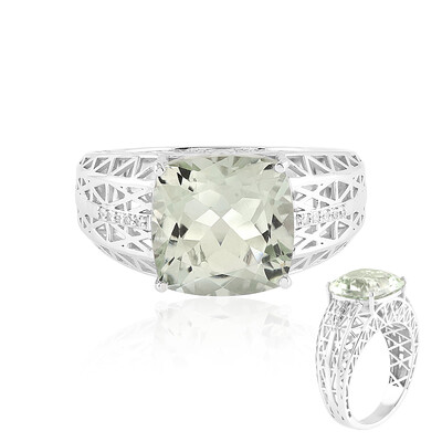 Anello in oro con Ametista Verde (Ornaments by de Melo)