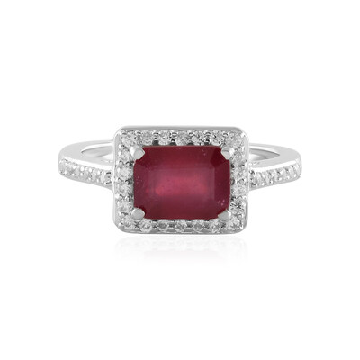 Anello in argento con Rubino Bemainty