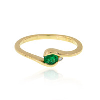 Anello in oro con Smeraldo Colombiano