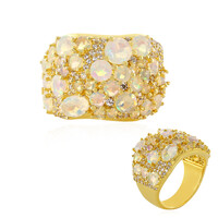 Anello in argento con Opale di Welo