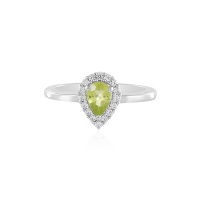 Anello in argento con Peridoto
