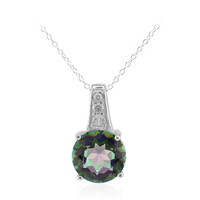 Collana in argento con Quarzo Mistico