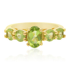 Anello in argento con Peridoto