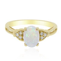 Anello in oro con Opale di Welo AAA