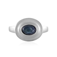 Anello in argento con Zaffiro Stellato Blu