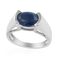 Anello in argento con Zaffiro Blu