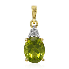 Ciondolo in argento con Peridoto