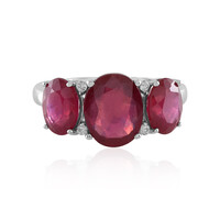 Anello in argento con Rubino del Madagascar (de Melo)