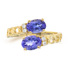 Anello in oro con Tanzanite AAA (CIRARI)