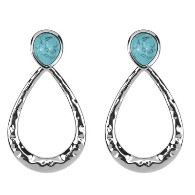 Orecchini in argento con Turchese (dagen)