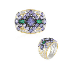 Anello in argento con Tanzanite (Gems en Vogue)
