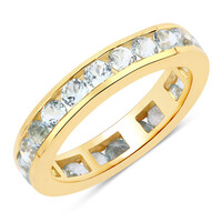 Anello in argento con Topazio Blu Cielo