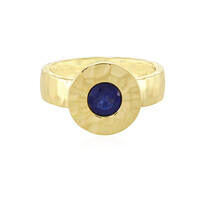Anello in argento con Zaffiro Blu del Madagascar
