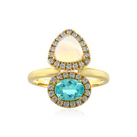 Anello in argento con Opale di Welo