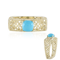 Anello in oro con Turchese Sleeping Beauty (Ornaments by de Melo)